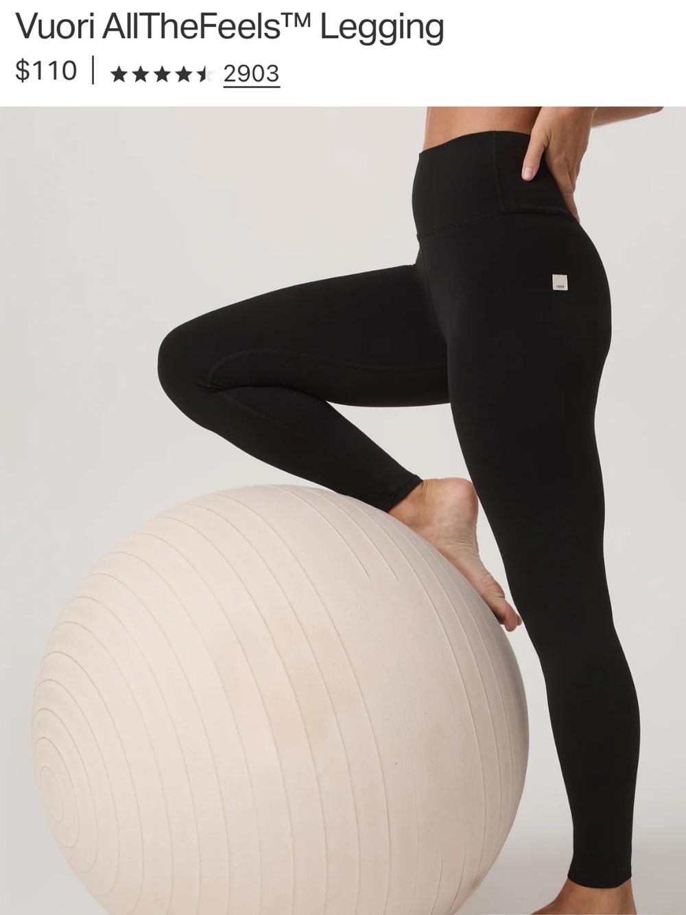 Vuori AllTheFeels™ High-Waist Leggings Regular Length
